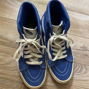 Womens Blue Vans Skating